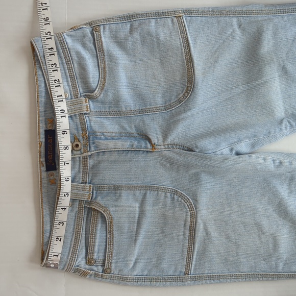 Jeanstar Cuffed Capri Jeans Size 8 Blue - Picture 10 of 16